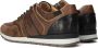 Australian Bruin Tinten Navarone Lage sneakers Leren Sneaker Heren Bruin - Thumbnail 4
