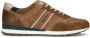 Australian Bruin Tinten Navarone Lage sneakers Leren Sneaker Heren Bruin - Thumbnail 4