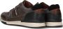 Australian Grijze Leren Sneaker met Zwarte en Bruine Accenten Multicolor Heren - Thumbnail 5
