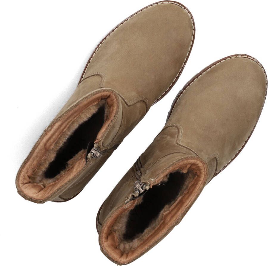 AYANA Beige Enkellaarsjes 853