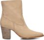 AYANA 1girl212 Enkellaarsjes Enkelboots met rits Dames Camel - Thumbnail 4