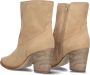 AYANA 1girl212 Enkellaarsjes Enkelboots met rits Dames Camel - Thumbnail 4