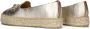 AYANA Espadrilles Dames Omo25yu812 Maat: 39 Materiaal: Leer Kleur: Goudkleurig - Thumbnail 4