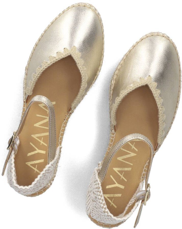 AYANA Gouden Espadrilles Omo25yu814