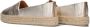 AYANA Espadrilles Dames Omo25yu815 Maat: 38 Materiaal: Leer Kleur: Goudkleurig - Thumbnail 4
