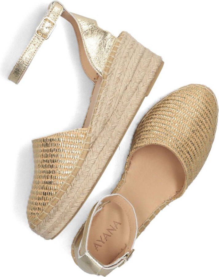 AYANA Gouden Espadrilles Yu644