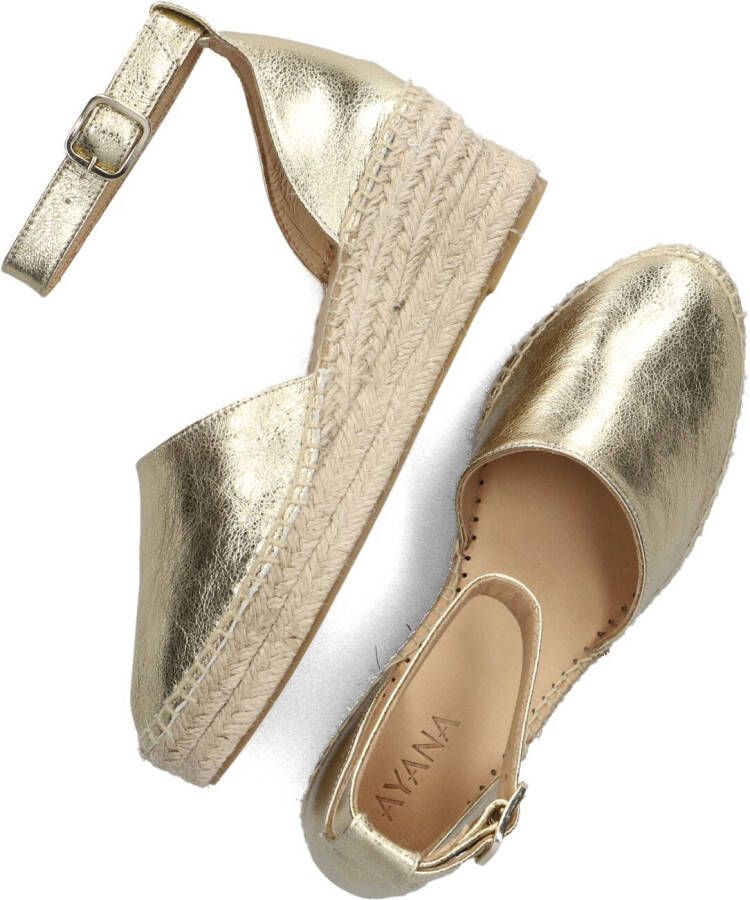 AYANA Gouden Espadrilles Yu689