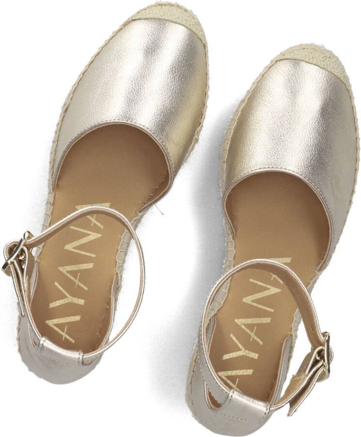 AYANA Gouden Espadrilles Yu689