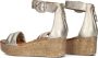 AYANA 722025 Sandalen Met Sleehak Dames Goud - Thumbnail 4