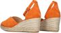 AYANA Yu6891 Espadrilles Zomer Schoenen Dames Oranje - Thumbnail 4