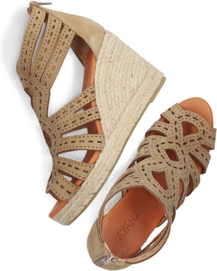 AYANA Taupe Espadrilles Yu693