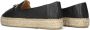AYANA Espadrilles Dames Omo25yu812 Maat: 36 Materiaal: Leer Kleur: Zwart - Thumbnail 4
