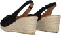 AYANA Espadrilles Dames Omo25yu846 Maat: 39 Materiaal: Suède Kleur: Zwart - Thumbnail 3