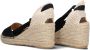 AYANA Yu127 Espadrilles Zomer Schoenen Dames Zwart - Thumbnail 4