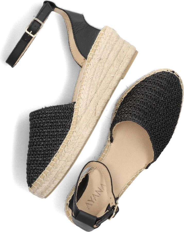 AYANA Zwarte Espadrilles Yu644