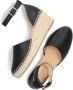 AYANA Yu689 Espadrilles Zomer Schoenen Dames Zwart - Thumbnail 6