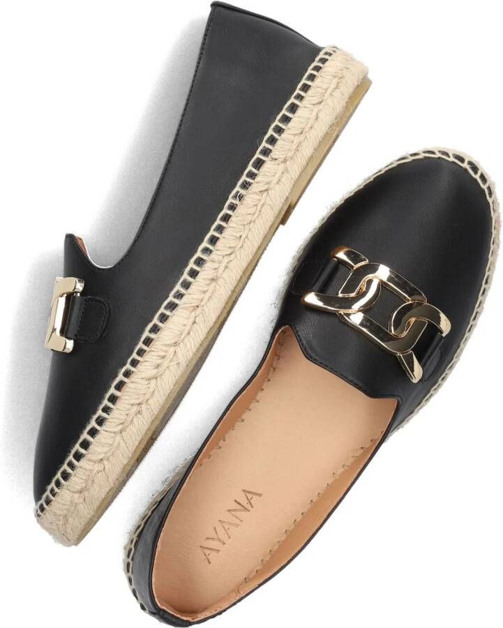 AYANA Zwarte Espadrilles Yu695