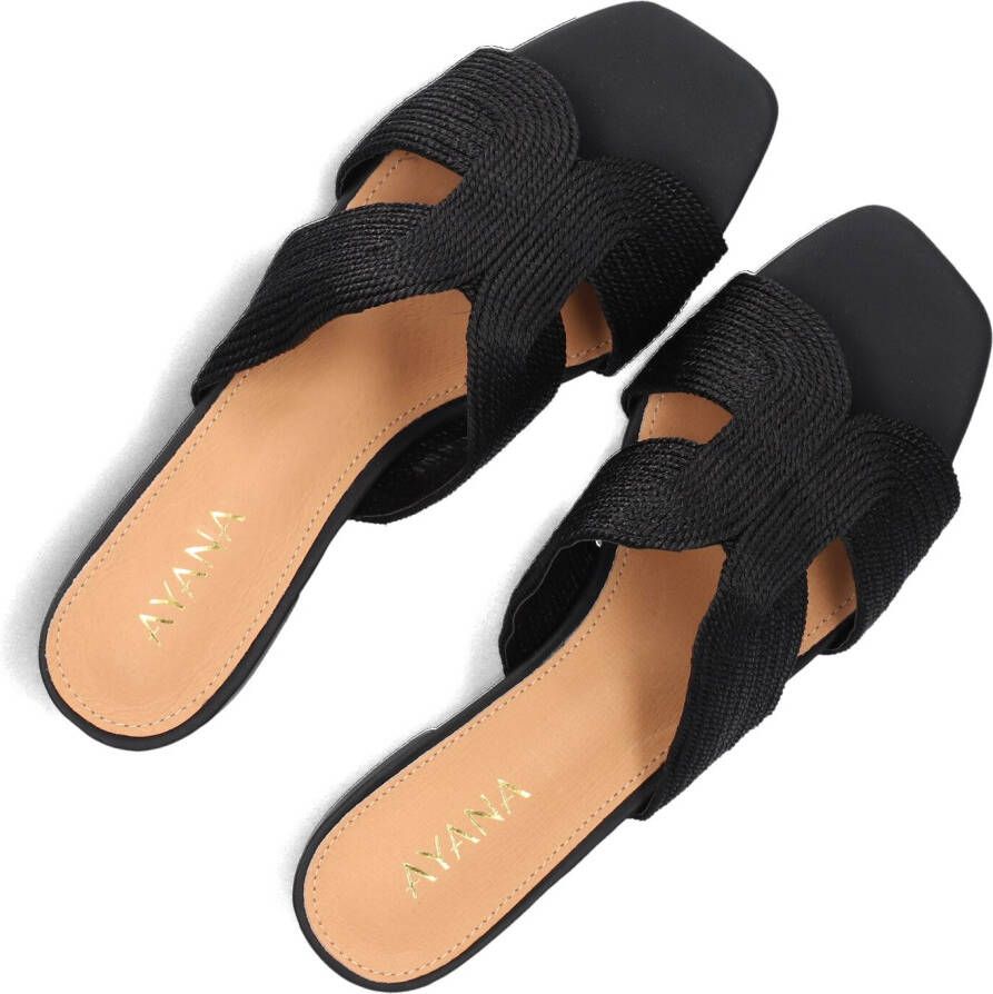 AYANA Zwarte Slippers 0325-8