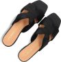 AYANA Slippers Dames 0325-8 Maat: 36 Materiaal: Raffia Kleur: Zwart - Thumbnail 5