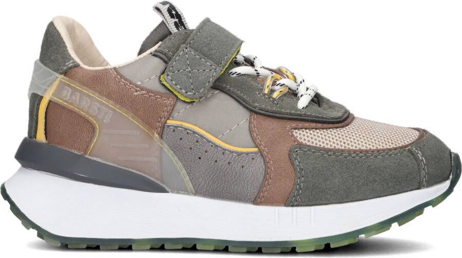 Barst Groene Lage Sneakers Brs23s010