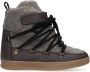 Bear & Mees B&m Snowboats Veterboots Laarzen Met Veters Meisjes Kids Grijs - Thumbnail 3