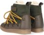 Bear & Mees B&m Snowboats Veterboots Laarzen Met Veters Meisjes Kids Groen - Thumbnail 3