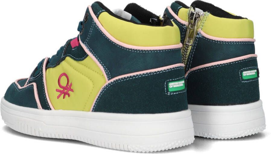 Benetton Groene Hoge Sneaker Rod Mx