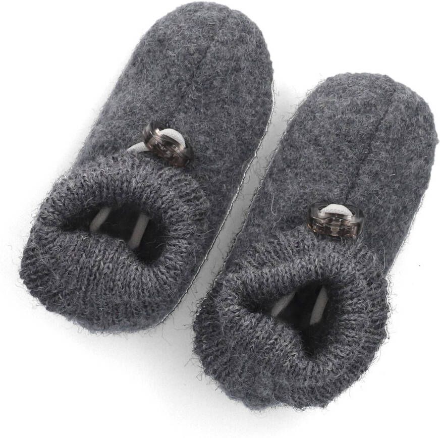 BERGSTEIN Grijze Slofjes Cozy Baby