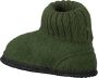 Bergstein Cozy pantoffels groen kids Jongens Meisjes Wol 41 - Thumbnail 4