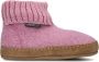 Bergstein Cozy Lux Pantoffels Sloffen Meisjes Roze - Thumbnail 5