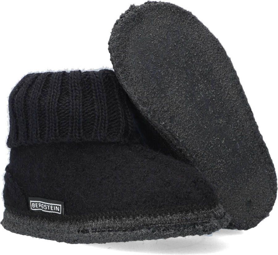 Bergstein Zwarte Pantoffels Cozy