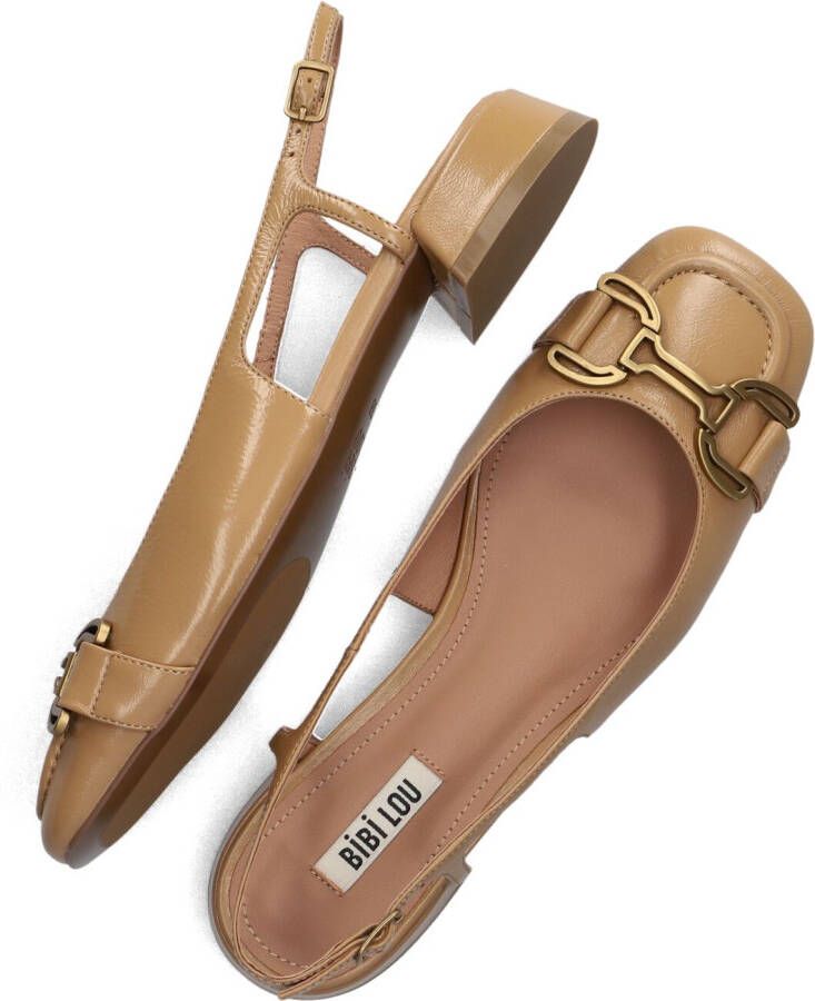 BIBI LOU Camel Slingbacks 545z45