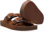 Bruin Tinten 831z94hg Slippers Dames Cognac - Thumbnail 5