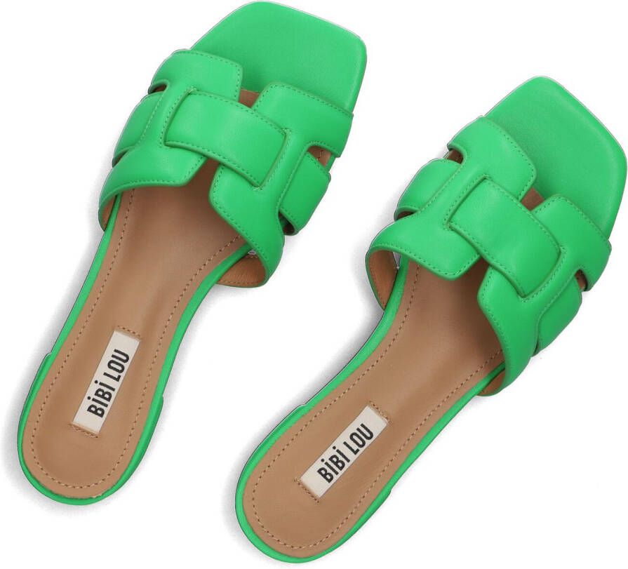 BIBI LOU Groene Slippers 760z10vk