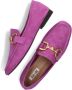 BiBi Lou Instappers Dames Instapschoenen Damesschoenen Suède 571z30 Paars - Thumbnail 9