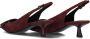 BIBI LOU Slingbacks Dames 635z30vk Maat: 40 Materiaal: Suède Kleur: Rood - Thumbnail 4