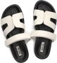 BIBI LOU Slippers Dames 525z32 Maat: 37 Materiaal: Leer Kleur: Wit - Thumbnail 5