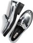 BiBi Lou Instappers Dames Instapschoenen Damesschoenen Leer 715Z17VK Zilver - Thumbnail 6