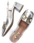 BIBI LOU Slingbacks Dames 544z19vk Maat: 37 Materiaal: Leer Kleur: Zilver - Thumbnail 7