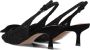 BIBI LOU Slingbacks Dames 652z61vk Maat: 38 Materiaal: Textiel Kleur: Zwart - Thumbnail 3