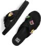 BIBI LOU Slippers Dames 889z70hg Maat: 37 Materiaal: Raffia Kleur: Zwart - Thumbnail 6