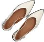 BILLI BI Slingbacks Dames A8301 Maat: 39 Materiaal: Leer Kleur: Wit - Thumbnail 5