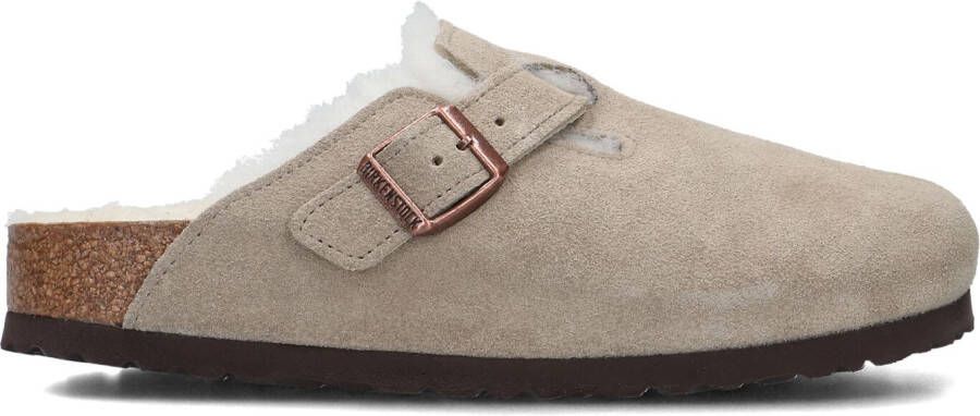 BIRKENSTOCK Beige Instappers Boston