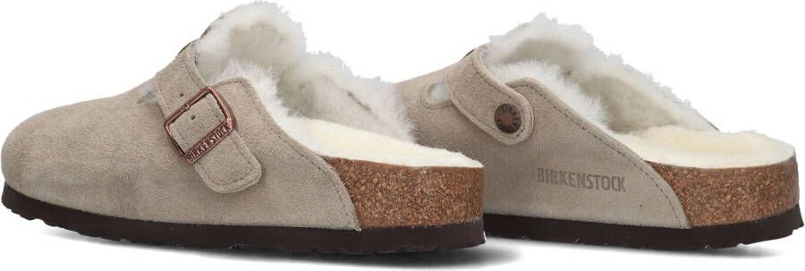 BIRKENSTOCK Beige Instappers Boston