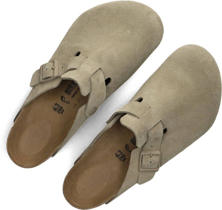 BIRKENSTOCK Beige Instappers Boston Heren