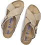 Birkenstock Tulum II VL Slippers Nubuck Leather Suede Narrow Fit - Thumbnail 7