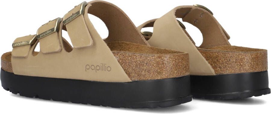 BIRKENSTOCK Beige Slippers Florida Iii Pap Flex Platform