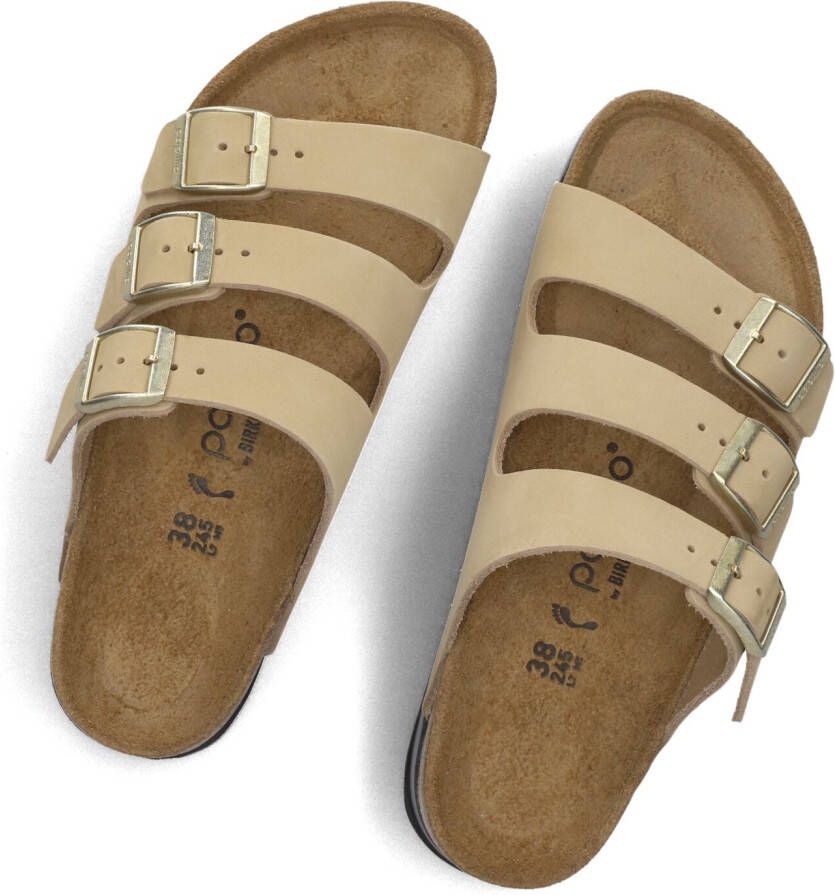 BIRKENSTOCK Beige Slippers Florida Iii Pap Flex Platform