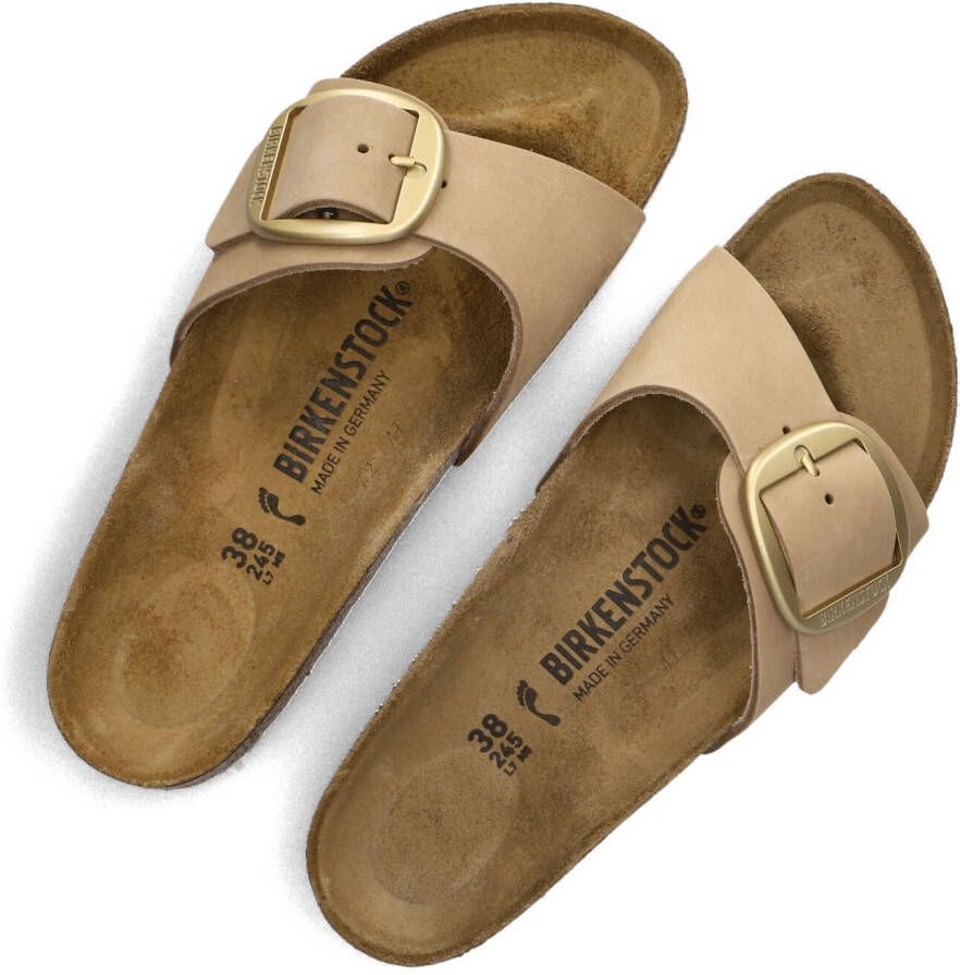 BIRKENSTOCK Beige Slippers Madrid Big Buckle Dames