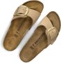 BIRKENSTOCK Slippers Dames Madrid Big Buckle Dames Maat: 43 Materiaal: Suède Kleur: Zand - Thumbnail 7